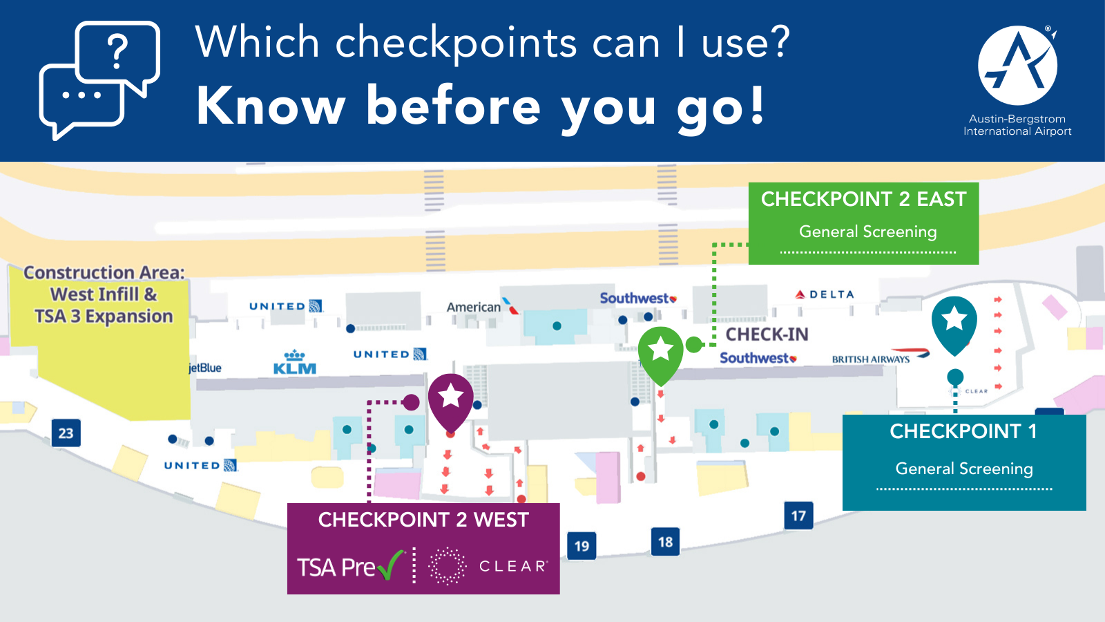 A map with directions to checkpoints.