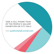 Take a cell phone tour of the people's gallery exhibition at City Hall